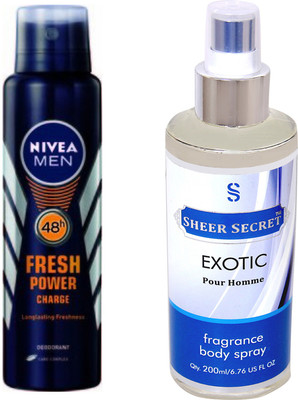 

Nivea POWER CHARGE with EXOTIC MEN(Set of 2)