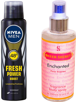 

Nivea POWER BOOST with ENCHANTED WOMEN(Set of 2)