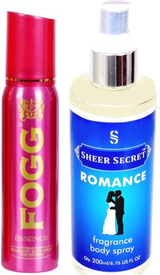 

Fogg ESSENCE 150 ML with ROMANCE BODY MIST 200 ML(Set of 2)