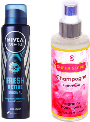 

Nivea ACTIVE ORIGINAL with CHAMPAGNE WOMEN(Set of 2)