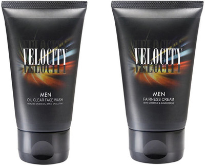 

Modicare VELOCITY MEN OIL CLEAR FACE WASH (50GM) with VELOCITY MEN FAIRNESS CREAM (50GM)(Set of 2)