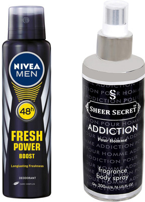 

Nivea POWER BOOST with ADDICTION MEN(Set of 2)