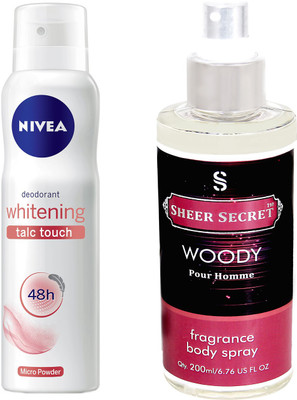 

Nivea TALC TOUCH with WOODY MEN(Set of 2)