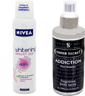 

Nivea SMOOTH SKIN with ADDICTION MEN(Set of 2)