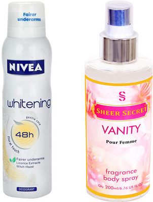 

Nivea FRESH FLORAL with VANITY WOMEN(Set of 2)