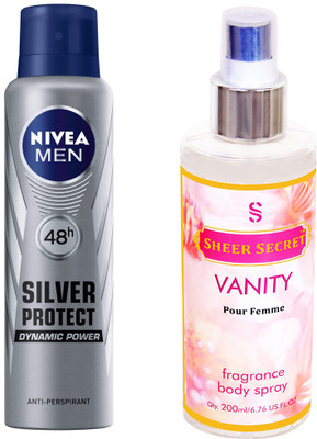 

Nivea SILVER PROTECT with VANITY WOMEN(Set of 2)