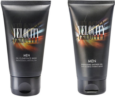 

Modicare VELOCITY MEN OIL CLEAR FACE WASH (50GM) with VELOCITY MEN ENERGISING SHOWER GEL (150 ml)(Set of 2)