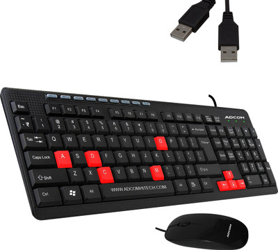 

Adcom Combo K401M USB with USB Mouse Combo Set