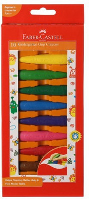 

Faber-Castell 10 Kindergarten Grip Crayons(Assorted)