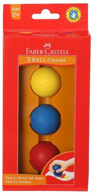 

Faber-Castell 3 Kindergarten Ball Crayons(Assorted)