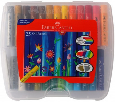

Faber-Castell 25 Oil Pastels - Snug Pack(Assorted)