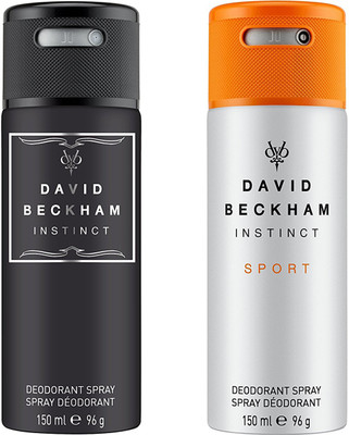 

David Beckham Instinct Sport & Instinct Deodorant Spray - For Men(300 ml, Pack of 2)