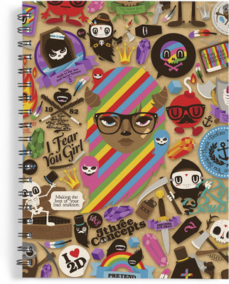 

ASPRINT A5 Notebook(Handcrafted, Multicolor)