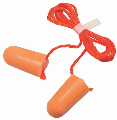 

KAAS Corded Comfortable Safety Noise Reduction Earplug Ear Plug(Orange)