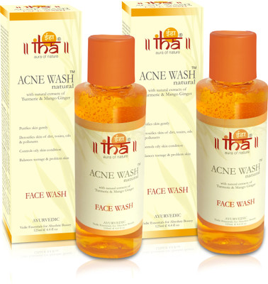 

IHA Ayurvedic Acne Face Wash With Turmeric & Mango Ginger (Pack of 2) Face Wash(250 ml)