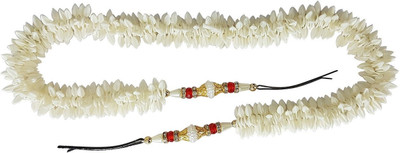

Confidence South Indian Festival & Wedding Hair Accessories For Women's Braid Extension(White)