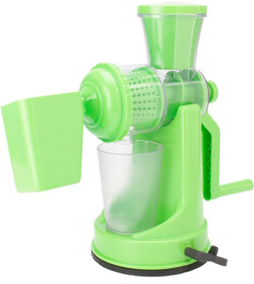 Nightstar Plastic Hand Juicer Fruit and Vegetable Juicer Green(Green Pack of 1)