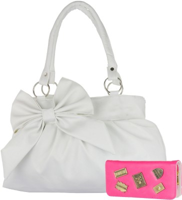 

JG Shoppe Hand-held Bag(White)