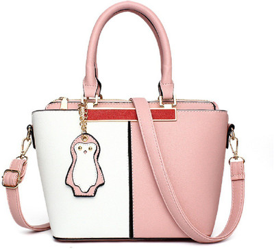 

FuerDanni Hand-held Bag(Pink, White)