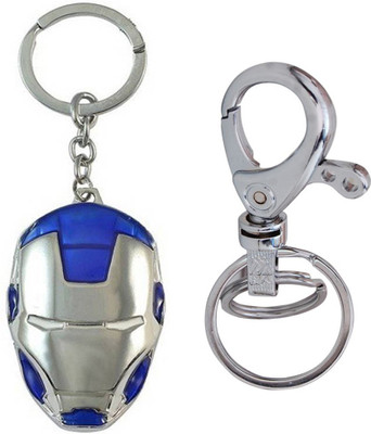 SOI Iron Man Blu Hook Key Chain