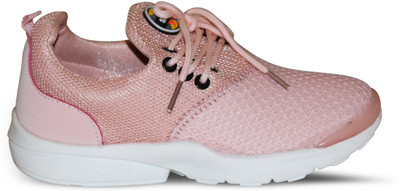 

ddo Girls Lace Running Shoes(Multicolor, Skin color