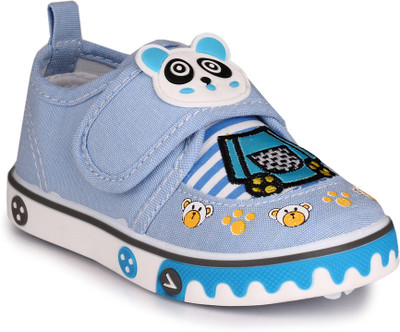 

Trilokani Boys Velcro Clogs(Blue