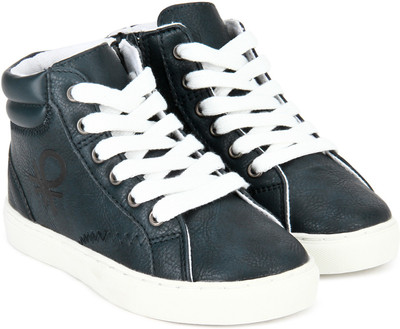 

United Colors of Benetton Boys Lace Sneakers(Dark Blue, 901