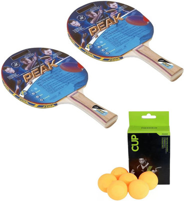 

Cosco Stiga 2 Peak Table Tennis Bat With Cup Ping Pong Ball Table Tennis Kit