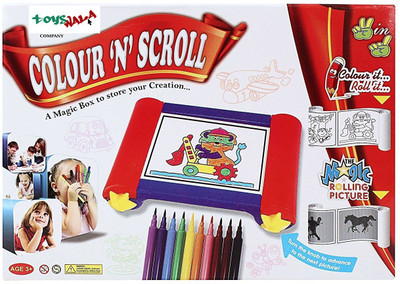 

Toyswala Colour N Scroll Magic Box for Creation(Multicolor)
