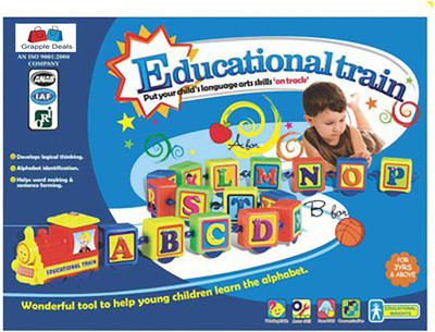 

GRAPPLE DEALS Educational Alphabets Train Set Toy Easy Learning Play Set For Kids.(Multicolor)