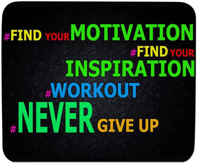 

GMX Mouse Pad for PC, Laptop Motivation print for gaming pc, home, office - S.No : 0083 Mousepad(Multicolor)