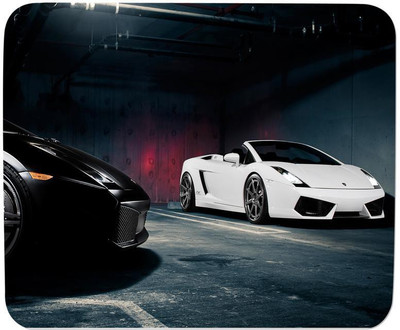 

GMX Cheap Mouse Pads for PC, Laptop White Lambo print for Daily use - mouse pads under 113 - S.No : 0138 Mousepad(Multicolor)