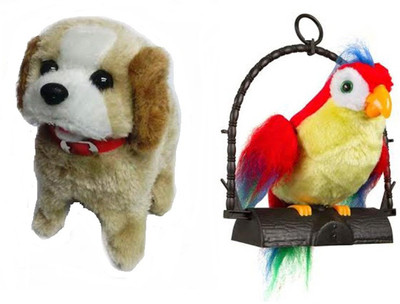 

Mahvi Toys Fantastic Puppy & Talking Parrot Combo(Multicolor)