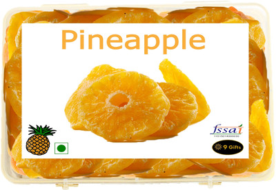 

9 GIFTS Dehydrated pineapple slices 500GM Pineapple(500 g, Box)