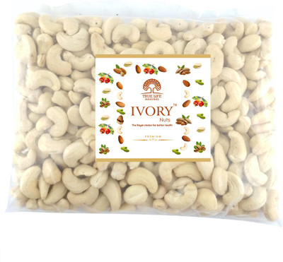 

Ivory Cashew Nuts W400 Cashews(400 g, Pouch)