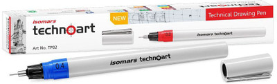 

Isomars Technical Drawing 0.4 - White Fineliner Pen