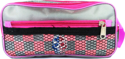 

MONTE POLO new pencil pouch Art Canvas Pencil Box(Set of 1, Pink)