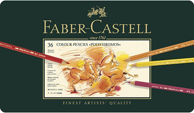 

Faber-Castell Colour Pencil Polychromos Tin 36 Pencil(Multicolor)