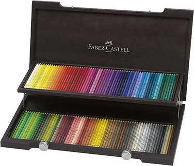 

Faber-Castell Colour Pencil Polychromos Wood Case 120X Pencil(Multicolor)