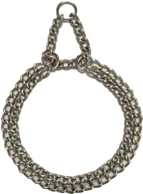 

Sollar's Double Dog Choke Chain Collar(, Silver