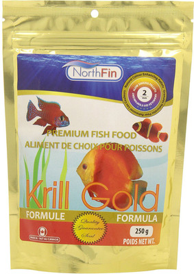 

NorthFin Fish Food Krill Gold Formula 2mm pellet 250g 250 g Dry Fish Food