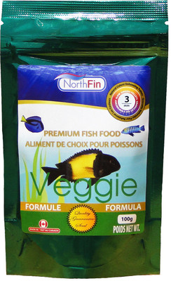 

NorthFin Fish Food Veggie Formula 3mm pellet 100g 100 g Dry Fish Food
