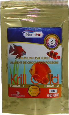 

NorthFin Fish Food Krill Gold Formula 2mm pellet 80g 80 g Dry Fish Food