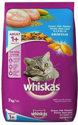 whiskas ocean fish dry food