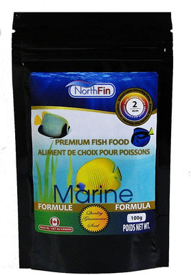 

NorthFin Fish Food Marine Formula 2mm Pellet 100 Gram 100 g Dry Fish Food