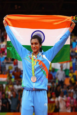 

Pv Sindhu The Silver Touch Poster (Size 12 Inch x 18 Inch) (Pack of 1) Paper Print(18 inch X 8 inch, Rolled)