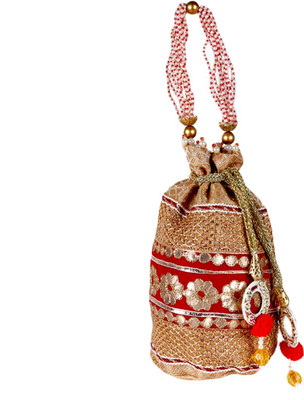 

Ethnic Rajasthan Gota Patti Potli(Multicolor)