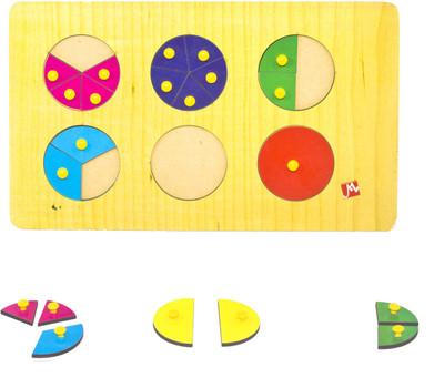 

Toyvala Pinewood Wooden Jigsaw Puzzle Board for Kids -Circle puzzle - Learning & Educational Gift for Kids(21 Pieces)