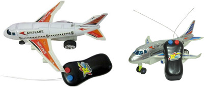 MAHVI TOYS Remote Control Plane ( Running, not Flying) for kids(Multicolor)