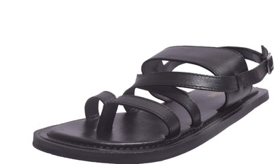 

Footsee Men Black Sandals